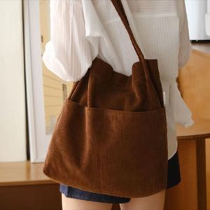 Bolsos Tote Grandes de Pana Suave para Mujer, Personalizados, Portátiles, Unisex, para Compras, Playa, Viajes, Estilo Moderno, Asa Larga - Product Image 6