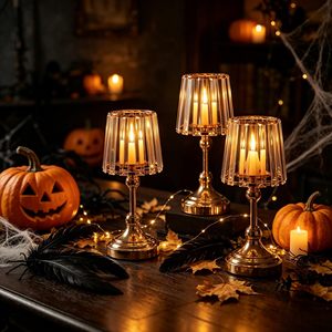 European-style Romantic Wedding Home Living Room Dining Table Hotel Props Jewelry Ornaments Model Metal <b>Candlestick</b> - Product Image 6