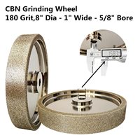 Disque de meulage diamanté CBN galvanisé électrolytiquement pour le façonnage, le polissage et l'affûtage, outil de tournage sur bois
