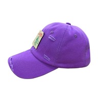 Gorra de Béisbol de Algodón de 6 Paneles al por Mayor, con Logotipo Bordado Personalizado, Estilo Vintage, para Mujer