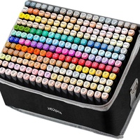 Coffret de 262 Marqueurs Portables à Double Pointe, Peinture Acrylique pour Art, Bricolage et Affiches