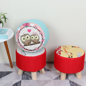 <span class=keywords><strong>Taburete</strong></span> de madera con forma de animal para niños, silla lavable, cómoda, otomana <span class=keywords><strong>azul</strong></span> - Product Image 6
