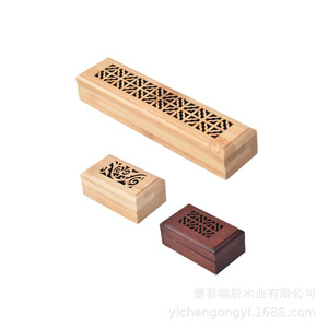 กล่องธูปไม้ไผ่ 14.8*3.5*2.2 สำหรับเก็บของหอม ใช้กับโต๊ะน้ำชา - Product Image 5