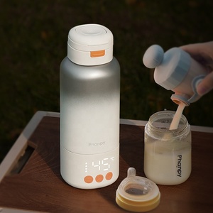 Calentador De Botellas Porttil Tasse Chauffante Personnalisable Multi-Fonction Bébé Lait Et Réchauffeur De Nourriture Tasses Thermiques Instantanées Avec Couvercles - Product Image 3
