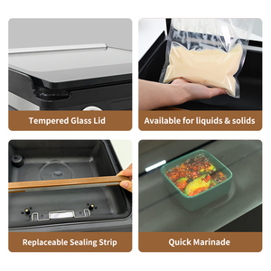 Sellador al Vacío de Cámara -98KPA + Etiquetas Bluetooth para Trazabilidad, Doble Sellado, Perfecto para Carnes, Sopas, Líquidos, Empaque al Vacío de Alimentos - Product Image 5