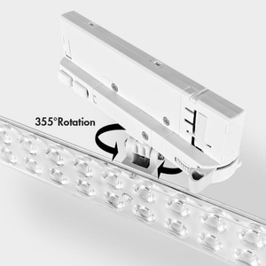 Moderna Lámpara de Riel LED de Aluminio 3000K/4000K/6000K 3 Colores Seleccionables 3CCT Ajustable 18W/24W/30W Regulable - Product Image 2