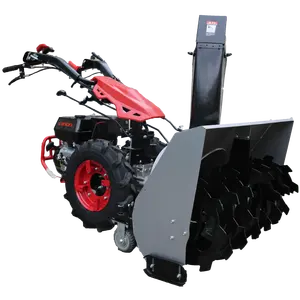 2023 Novo Alta Eficiente Bom Preço 15hp Removal Thrower Sweeper Snow Cleaning Machine Snowblower Tractor