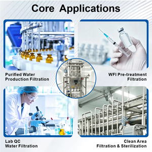 Sistema de Agua Ultrapura Jujin Pharma con Material SS304 y Bomba para Uso Hospitalario que Cumple con las Normas - Product Image 1