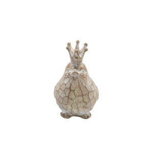 Statuetta di uccello in resina con corona, scultura decorativa per la casa, l'ufficio, il bagno, ornamento decorativo - Product Image 2