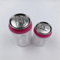 Bonbons en forme de canette de cola PET, bonbons en forme de canette de soda, bonbons gélifiés en plastique, 3,5 g, 7 g, emballage couleur unie, canette de soda avec couvercles