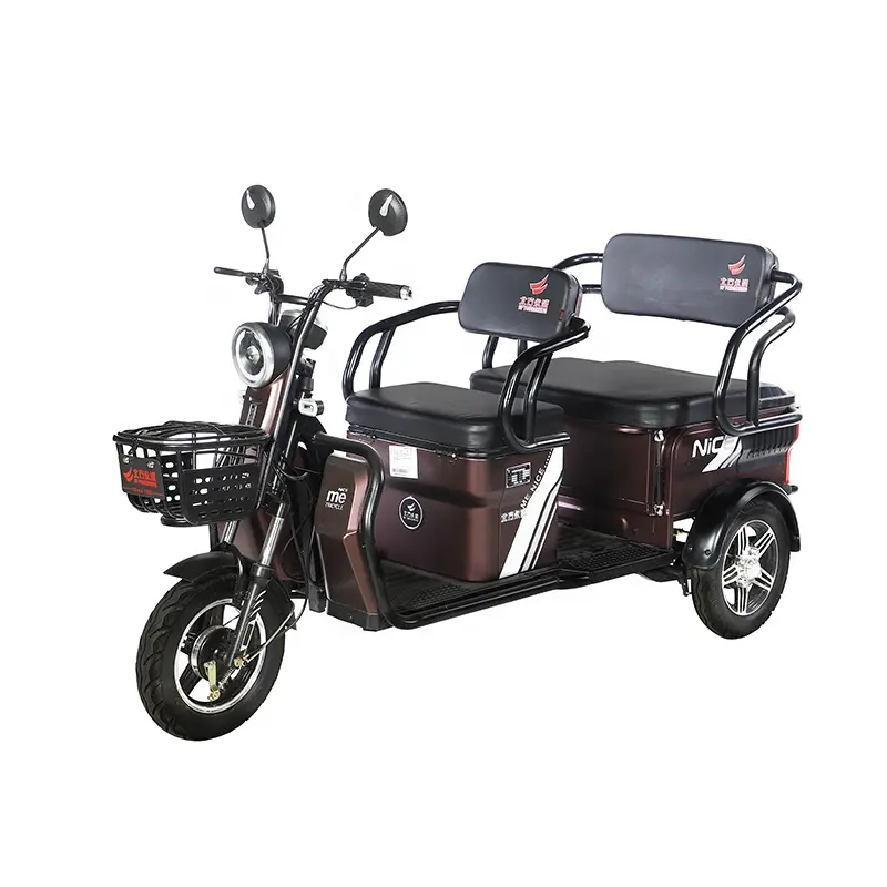 Convenient and safe small light electric tricycle electric auto rickshaw 600w