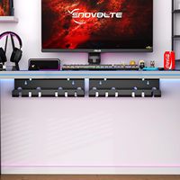 Organiseur de bureau, conduit de câbles, gestion des câbles sous le bureau, comprend des accessoires, emballage pour envoi postal