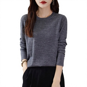 Sudadera de Cuello Redondo para Mujer, 100% Algodón, Transpirable, con Logotipo Frontal, Venta al Por Mayor, Diseño Personalizado OEM, Ropa Casual - Product Image 2