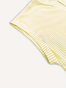 Abito corto estivo da donna con scollo a V a righe, vestibilità ampia, comodo <span class=keywords><strong>e</strong></span> traspirante, ideale per casa, vacanze <span class=keywords><strong>e</strong></span> <span class=keywords><strong>spiaggia</strong></span> - Product Image 4