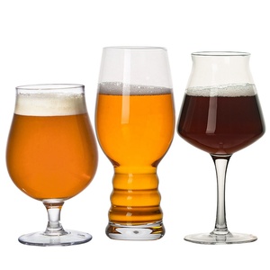 Logo personnalisé Gobelet à cocktail en cristal fait à la main tulipe verres à bière - Product Image 2