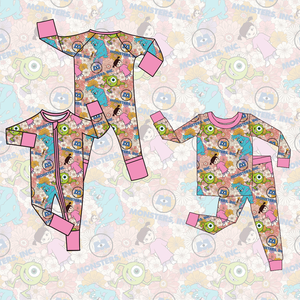 長袖バンブーパジャマ2026新着バンブーキッズカジュアル双方向ベビーロンパーキッズ - Product Image 1