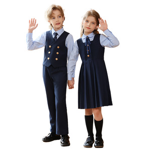 Uniforme scolaire personnalisé pour élèves du primaire, nouvelle collection automne, tenue unisexe style collège, costume de chorale, pour la maternelle - Product Image 4