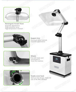 Populaire Beauity Salon & Médical D'extracteur de vapeur à Faible Bruit Équipement De Nettoyage D'air - Product Image 6