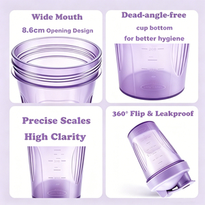 Botellas Mezcladoras de Proteínas al por Mayor de 13 oz para Mezclas de Proteínas con Batidor de Alambre, Vasos Mezcladores a Prueba de Fugas para Batidos de Proteínas, Libres de BPA - Product Image 2
