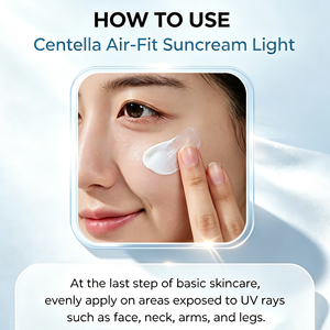 ETRUN ALISA OEM Madagascar Centella Lozione <span class=keywords><strong>Solare</strong></span> Minerale Lenitiva SPF50 Air-Fit Texture Leggera Senza Oli Protezione UV <span class=keywords><strong>Crema</strong></span> <span class=keywords><strong>Solare</strong></span> <span class=keywords><strong>Viso</strong></span> - Product Image 5