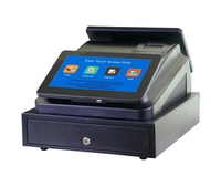 Fournisseur de caisses enregistreuses OEM Caisse enregistreuse à double écran tactile Tout-en-un Caisse enregistreuse POS pour restaurant pour magasin de détail