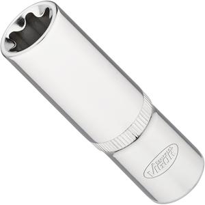 Enchufe VIGOR T ∙ largo ∙ 1/2 pulgadas (12,5mm) cuadrado, hueco ∙ Exterior TORX®Perfil ∙ Tamaño E20 - Product Image 1