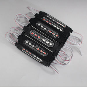 IP65 Водонепроницаемый светодиодный стробоскопический сигнальный модуль 69x19 мм | 6 COB красный синий мигающий для 12V-24V грузовик внедорожный велосипед - Product Image 1