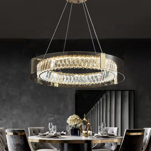 Luxury Modern Minimalist Circular Design Pendant <b>Light</b> for Living Room <b>Dining</b> Room Bedroom Chandelier Pendant <b>Lights</b> - Product Image 1