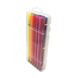 Fournitures de bureau Scolaire Tissu Acrylique Pointe Croquis <span class=keywords><strong>Dessin</strong></span> <span class=keywords><strong>Posca</strong></span> Peinture D'eau Hexagonale Lavable Fineliner Marqueur de Couleur ensemble de stylos - Product Image 3