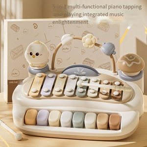 Juguete de Piano de Ocho Tonos para la Primera Infancia, Instrumento de Música 2 en 1, Qin de Mano, Ayuda Educativa para la Enseñanza Musical - Product Image 2