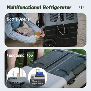 Réfrigérateur de camping ENX42 pour voiture Alpicool, batterie rechargeable, réfrigérateur portable pour voiture, congélateur, glacière électrique pour le camping - Product Image 3