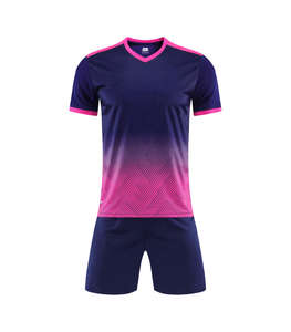 Сетчатая дышащая оптовая продажа 100% Полиэстеровая Национальная футбольная одежда сублимационная футбольная Майка набор на заказ Мужская Футбольная форма - Product Image 1