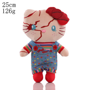 ตุ๊กตาหมีทำจากผ้าฝ้าย PP ปักลายหน้าผีๆนุ่มมาก - Product Image 5