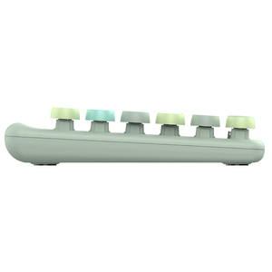 คีย์บอร์ดคอมพิวเตอร์ไร้สาย 2.4GHz น่ารักสไตล์เรโทร พร้อมปุ่มกดทรงกลมหลากสี สำหรับแล็ปท็อป/พีซี/แมค/วินโดวส์ คีย์บอร์ดไร้สายสำหรับแอนดรอยด์ - Product Image 5