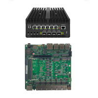 H15 ODM OEM MINI Host Fanless Intel Ultra 7 Ultra 9 16 Cores 6 Lan 2 SFP+ Ethernet Firewall Soft Router Linux Server MINI PC