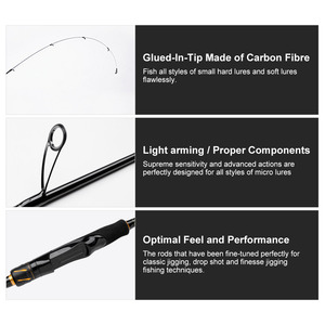 Cần câu spinning siêu nhẹ, hành động nhẹ, siêu nhỏ gọn - Product Image 5