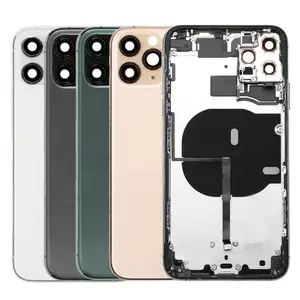 IPhone iphone X XR XS XS Max 11 12 13 ProMaxハウジング用のオリジナルの携帯電話バックカバーハウジング