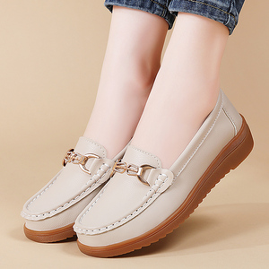 <span class=keywords><strong>Scarpe</strong></span> da donna autunno-estate stile coreano, larghezza ampia, con zeppa, suola morbida, comode per il lavoro quotidiano, slip-on, mocassini, <span class=keywords><strong>scarpe</strong></span> pigre - Product Image 4
