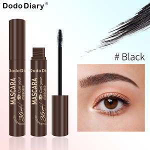 DoDiary Cross-Border Maquillaje Venta al por mayor TK TEMU Negro para Mascara Explosion Mineral Liquid Roll-Up Grueso Impermeable para Mascara - Product Image 6