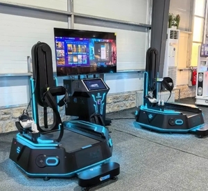 Interactive VR <b>Shooting</b> Game Machine 360-Degree Motion-Sensing VR Game Console VR Walking Space Standing Simulator Platform - Product Image 3