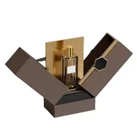 Boîtes cadeaux en carton ondulé personnalisées de luxe, emballage magnétique pour parfums et huiles essentielles, impression en relief pour cosmétiques