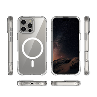 Vente en gros dur clair Charge magnétique étui de téléphone antichoc pour iPhone 17 16 PRO MAX accessoires de téléphone portable