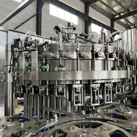 Machine de remplissage d'eau gazeuse industrielle 12000-15000 bph, machine de fabrication de boissons gazeuses