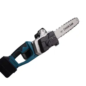 16 Inch Lithium Electric Chain Saw, High-Power Lithium Electric Saw, External Logging Branch Electric Mini Lithium Rechargeable