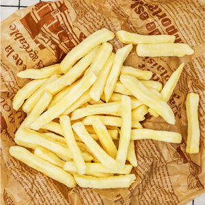 Coupe de pommes de terre crues 2kg cheveux raides d'usine 1/4 3/8 frites surgelées - Product Image 3