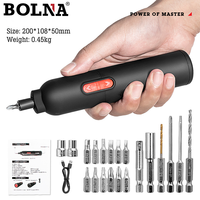 Ensemble de tournevis multifonctionnel, outil de vente en gros, tournevis électrique rechargeable, petite perceuse électrique domestique