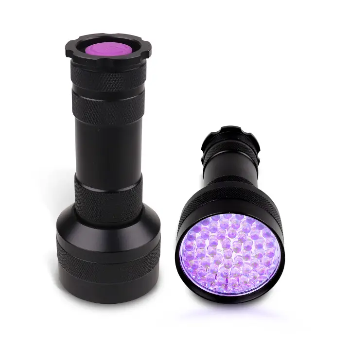 51 LED 395nm Schwarzlicht Aluminium Pet Urin Skorpion Lampen Ultraviolette Taschenlampe Schwarzlicht UV LED Taschenlampe