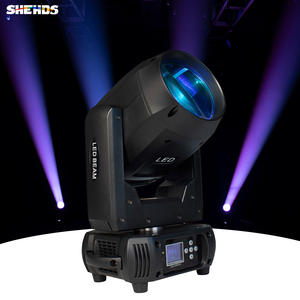 Shehds 150W LED Beam Bühnenlicht, 150 Moving Head Schwarzlicht mit Goborädern und Farbrädern für Bar, Kneipe, Disco, Hochzeit - Product Image 1