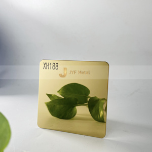 LL163 8K <b>Mirror</b> <b>Sheet</b> Decorative Black Gold Colored Stainless Steel Wall Panel-316 Inox 304 Plate PVD Coating Bending Cutting - Product Image 6