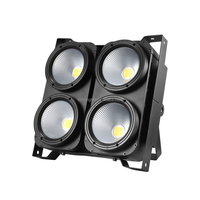 Lumière de scène blanche à 4 yeux 4*100w COB Surface Blinder Light DMX512 avec effet de poursuite stroboscopique pour l'éclairage matriciel de scène